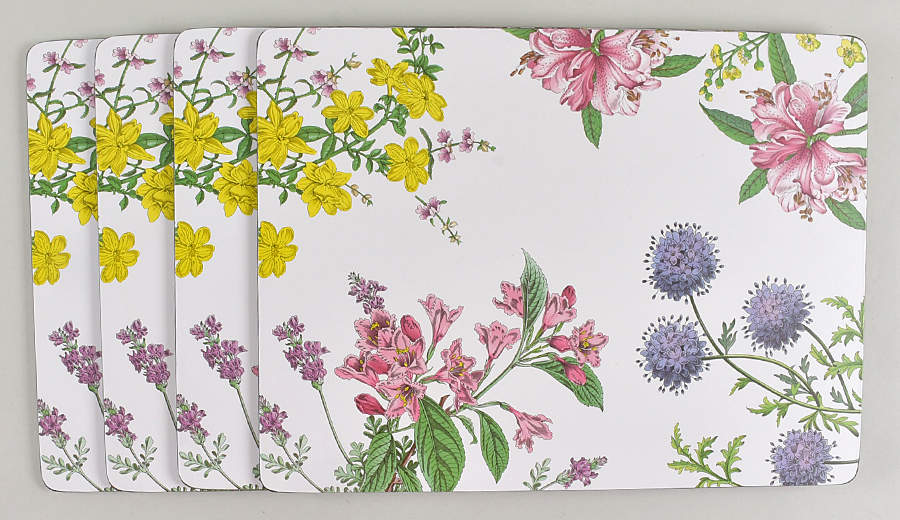 Stafford Blooms Corkboard Placemat - Set of 4 by Spode-1
