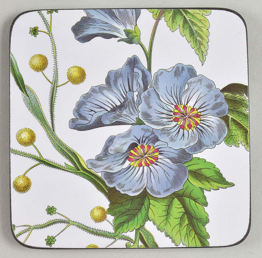 Stafford Blooms Square Corkback Coaster by Spode-1