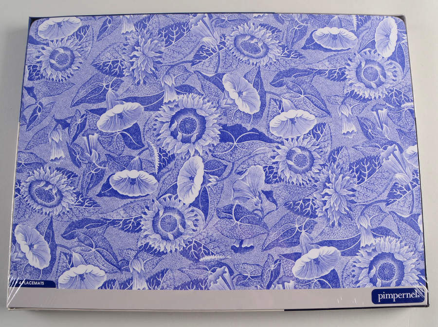 Sunflower (Blue Room Sunflower) Corkboard Placemat - Set of 4 by Spode-1