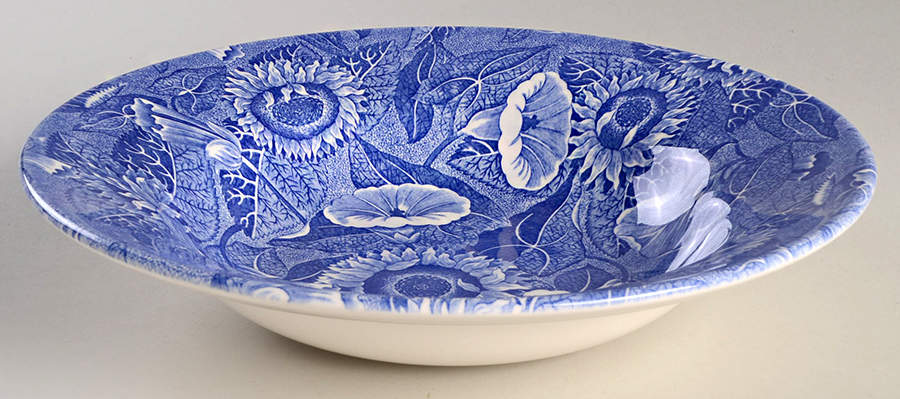 Sunflower (Blue Room Sunflower) 10" Pasta Serving Bowl by Spode-1