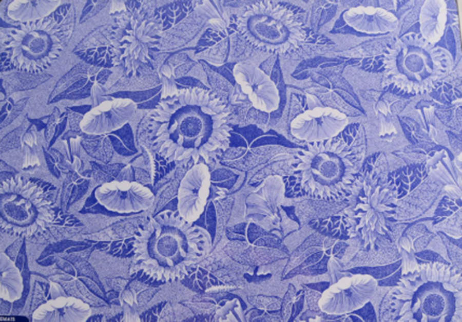 Sunflower (Blue Room Sunflower) Corkboard Placemat by Spode-1