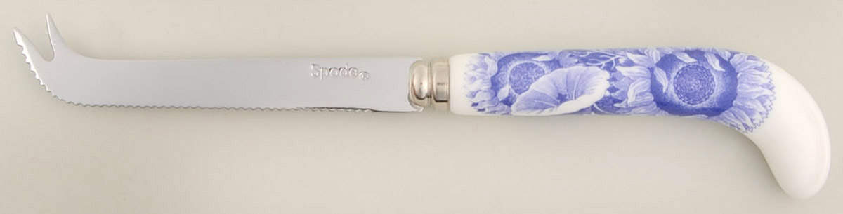 Sunflower (Blue Room Sunflower) Cheese Knife with Stainless Blade by Spode-1