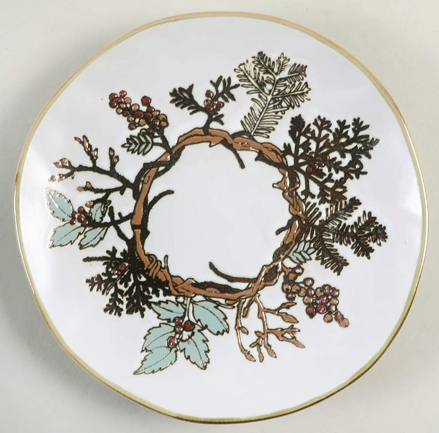 Wood Forest Salad Plate by Spectrum-1