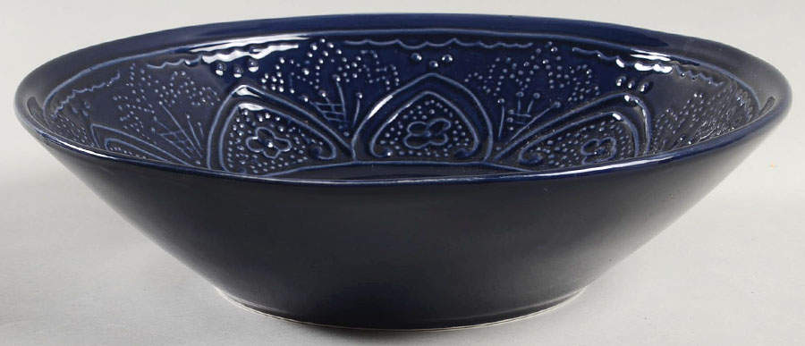SWZ8 Dark Blue Soup/Cereal Bowl by Sweet Ceramics (La Ceramica d'Italia)-1