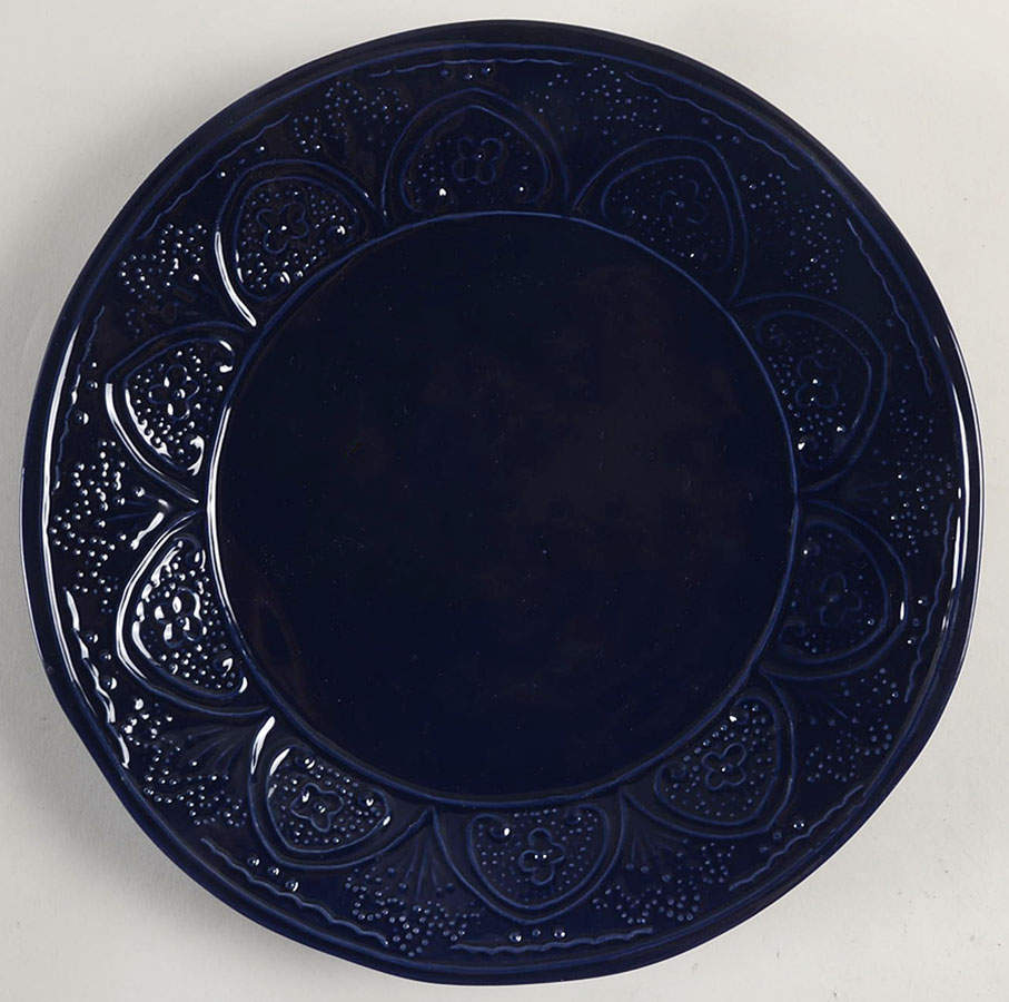 SWZ8 Dark Blue Dinner Plate by Sweet Ceramics (La Ceramica d'Italia)-1
