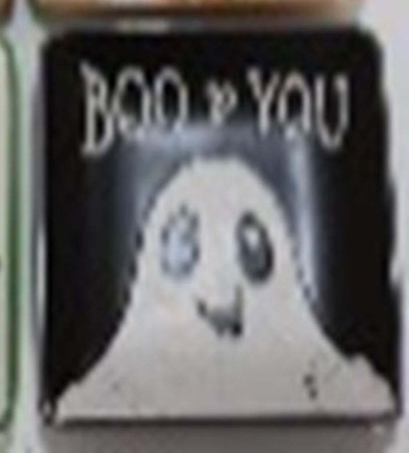 Boo Character Square Salad/Dessert Plate by Spectrum-1