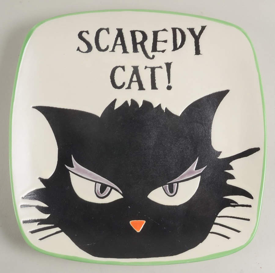 Boo Character Square Salad/Dessert Plate by Spectrum-1