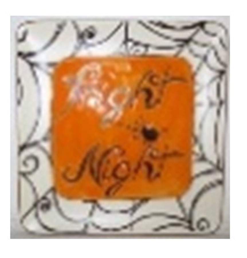 Spooky Night Square Dinner Plate by Spectrum-1