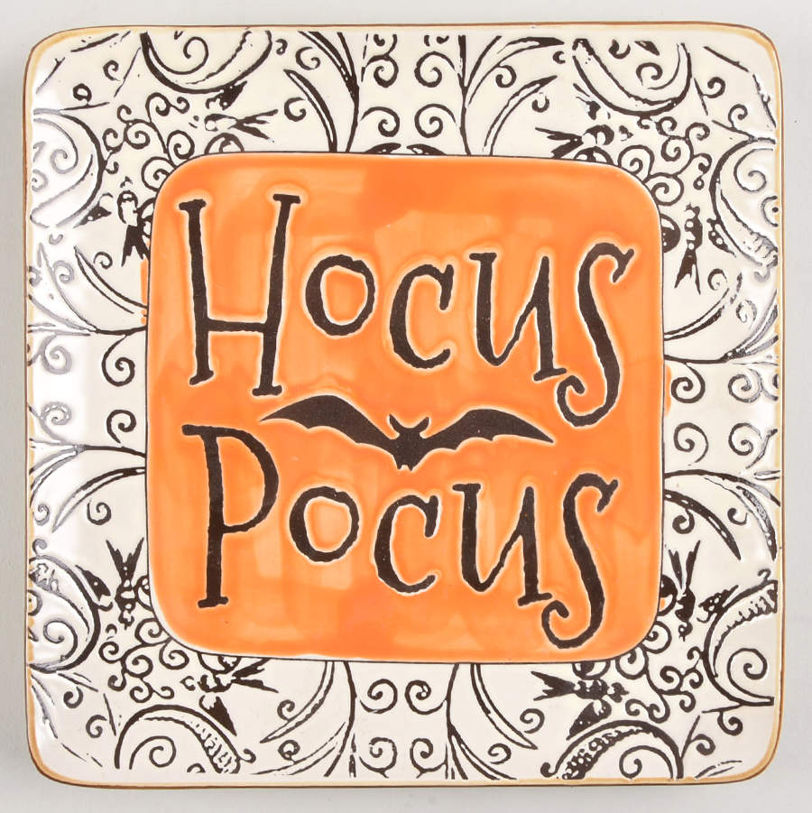 Spooky Night Square Salad/Dessert Plate by Spectrum-1