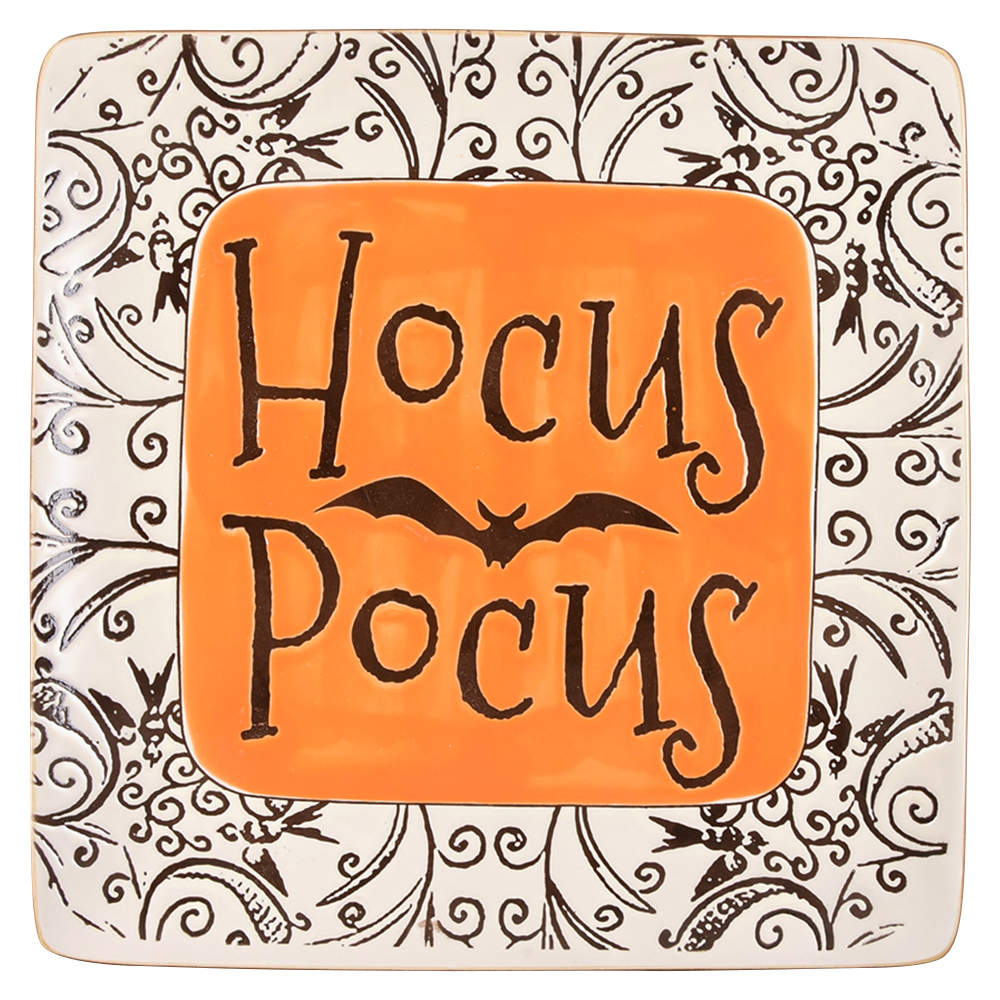 Spooky Night Square Dinner Plate by Spectrum-1