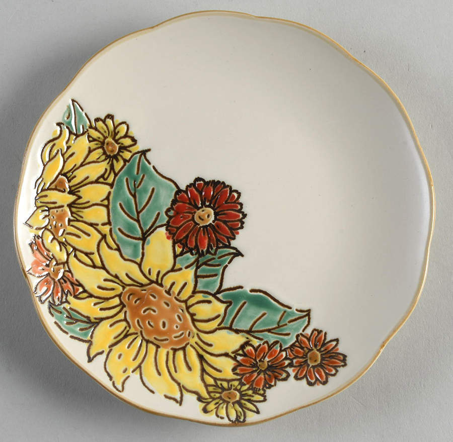 Brandywine Sunflower Appetizer Plate by Spectrum-1