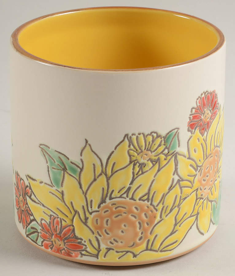 Brandywine Sunflower Small Canister No Lid by Spectrum-1