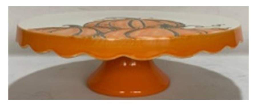 Gold Pumpkin Pedestal Cake Stand by Spectrum-1