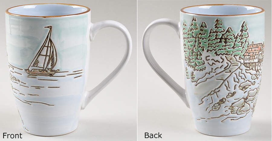 Coastal Sketchbook Mug by Spectrum-1