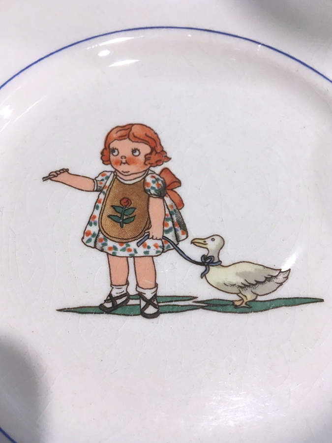 SEB177 Child's Plate by Sebring Pottery-1