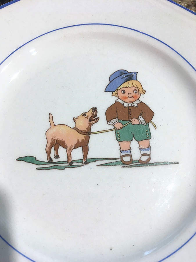 SEB177 Child's Plate by Sebring Pottery-1