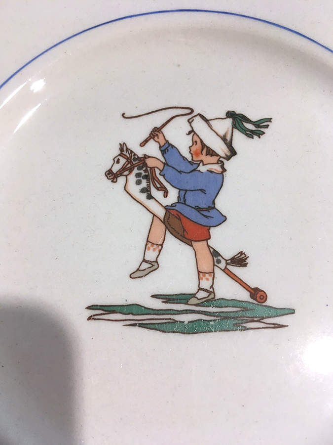 SEB177 Child's Plate by Sebring Pottery-1