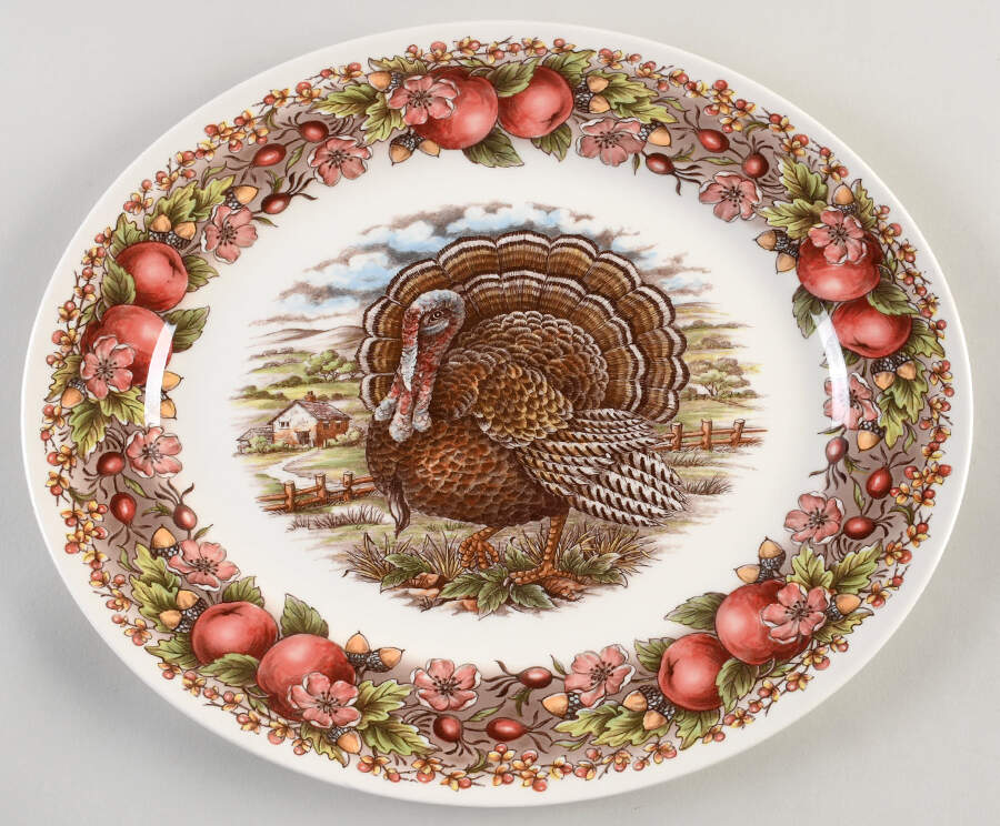Turkey 14" Oval Serving Platter by Sur La Table-1