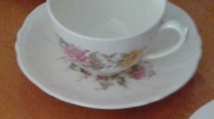 Bernloe Flat Cup & Saucer Set by Sovereign Potters-1