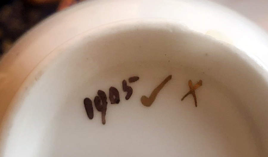 1905 Footed Cup by Standard China-1
