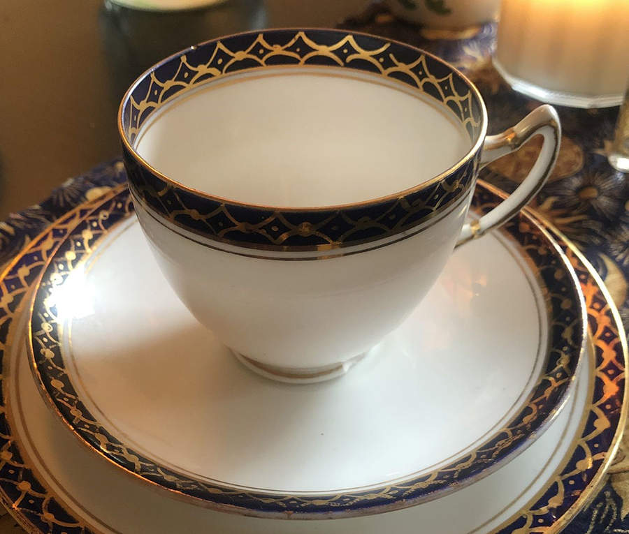1905 Footed Cup & Saucer Set by Standard China-1