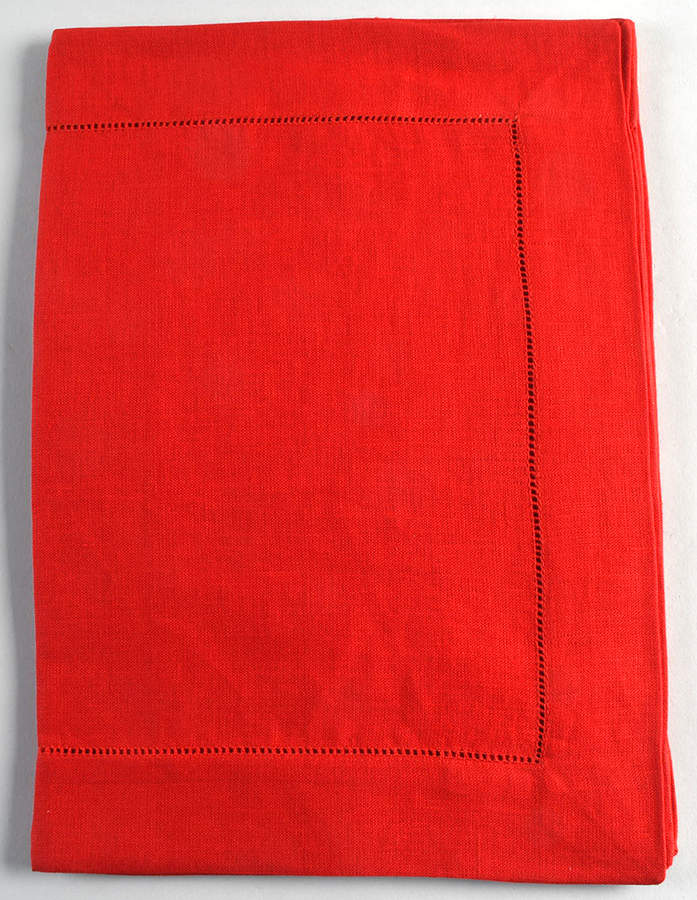 Fine Linens, Napkins (4 Pack) 14" x 20" Red Placemat by Sferra-1