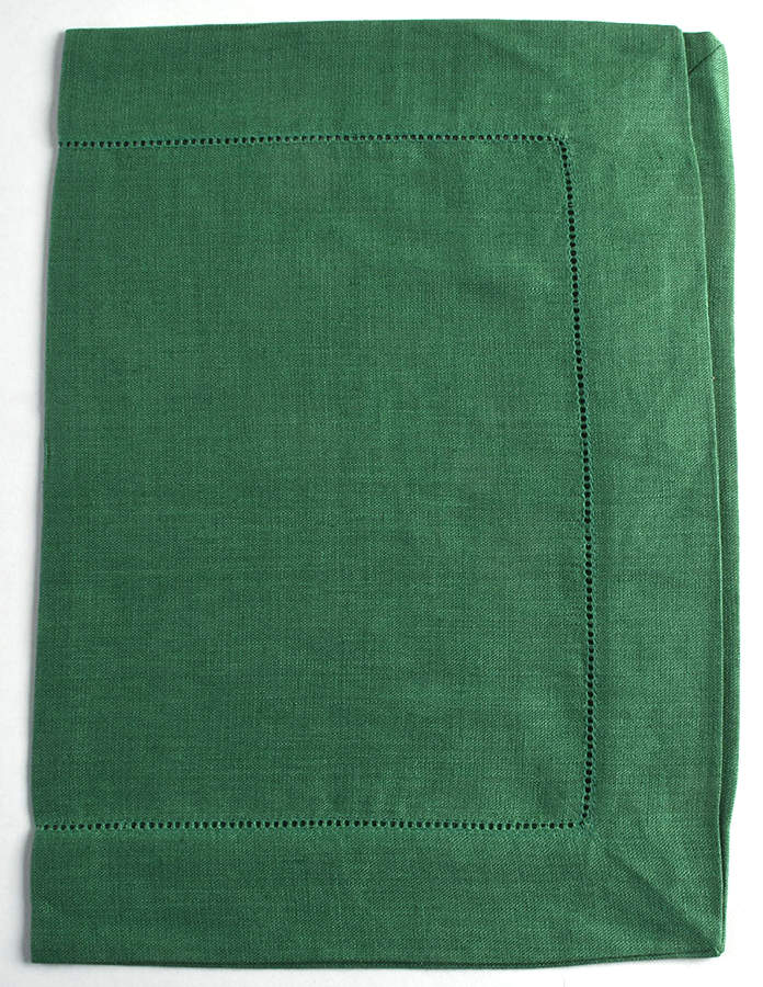 Fine Linens, Napkins (4 Pack) 14" x 20" Emerald Placemat by Sferra-1