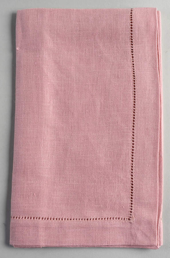 Fine Linens, Napkins (4 Pack) 20" x 20" Blush Napkin by Sferra-1