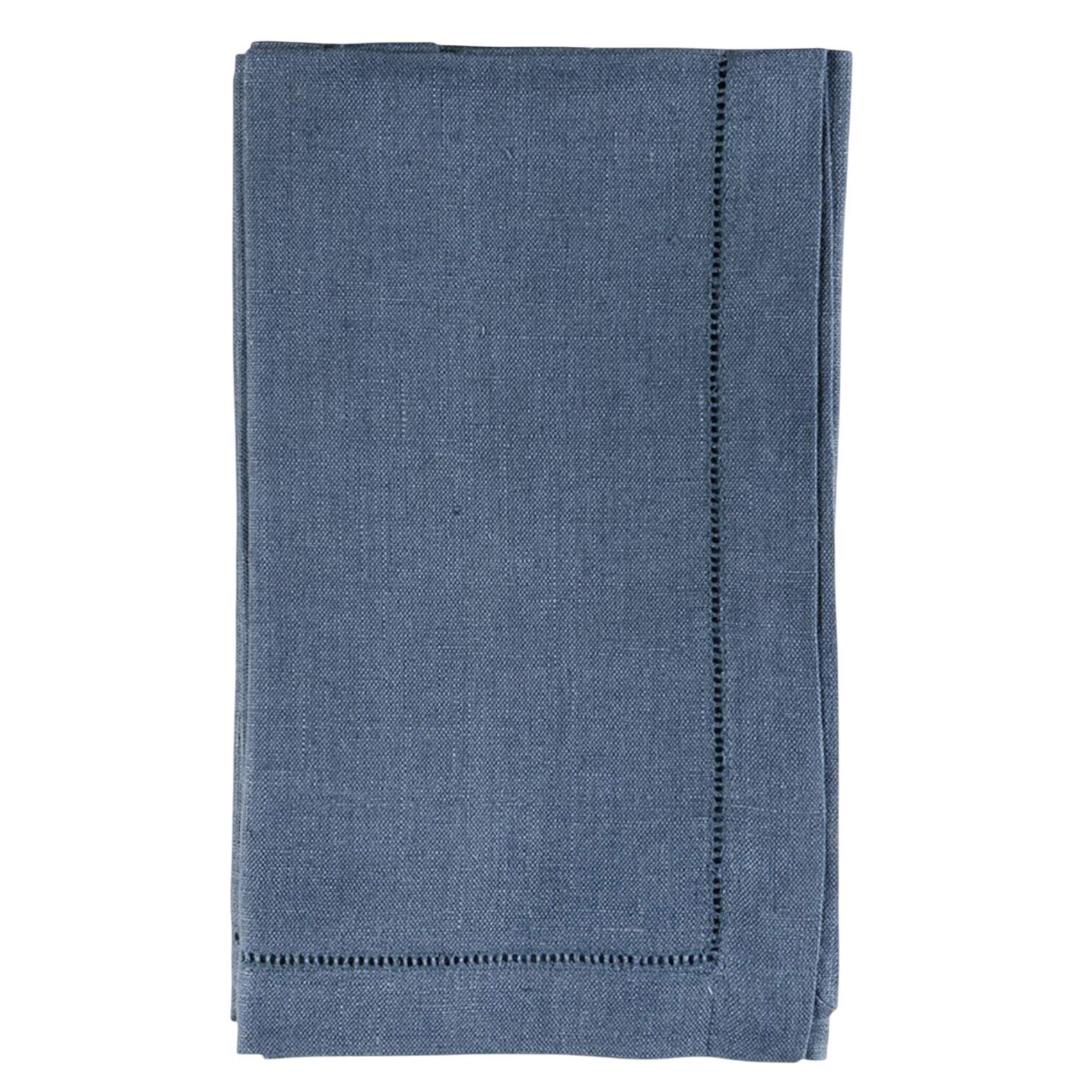Fine Linens, Napkins (4 Pack) 20" x 20" Indigo Napkin by Sferra-1