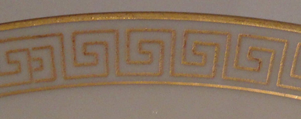 Splendour Key Gold Coupe Soup Bowl by Seltmann-1