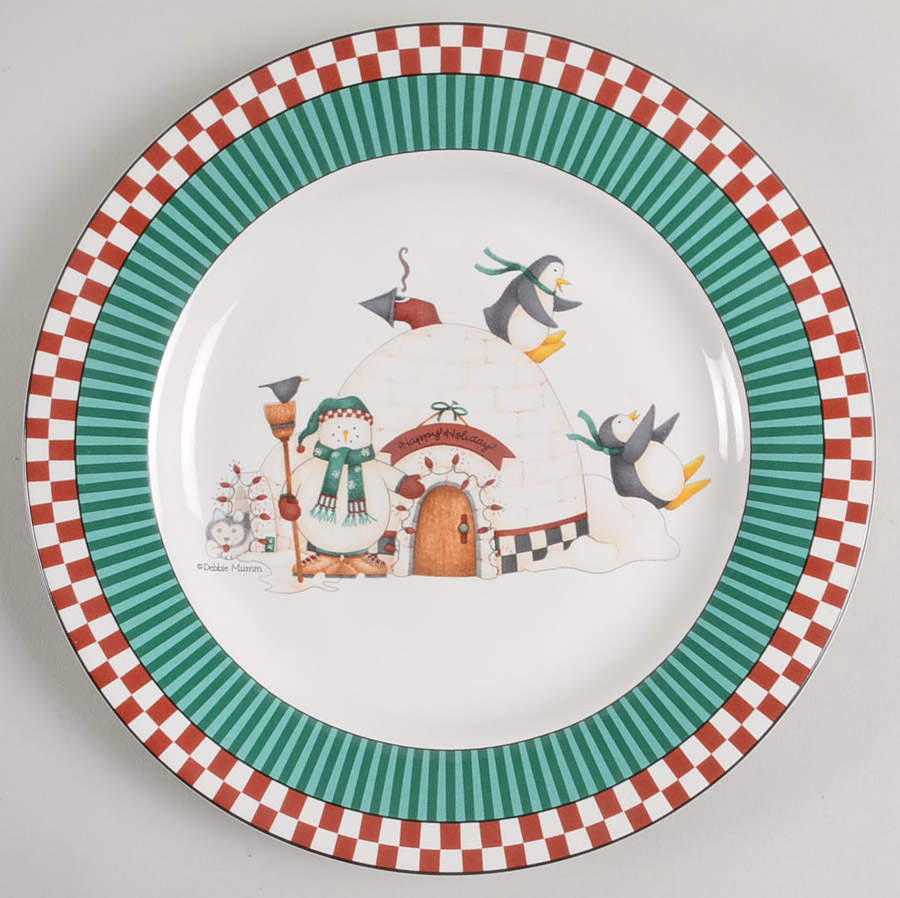 Winter Follies Salad Plate by Sakura-1