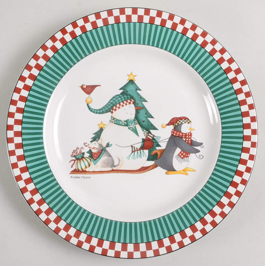 Winter Follies Salad Plate by Sakura-1