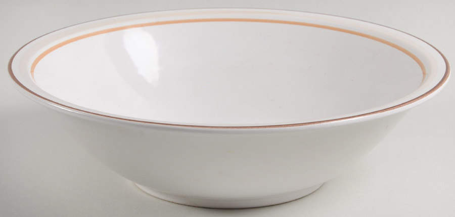 Mono Rings Brandy Cream 9" Round Vegetable Bowl by Sears-1