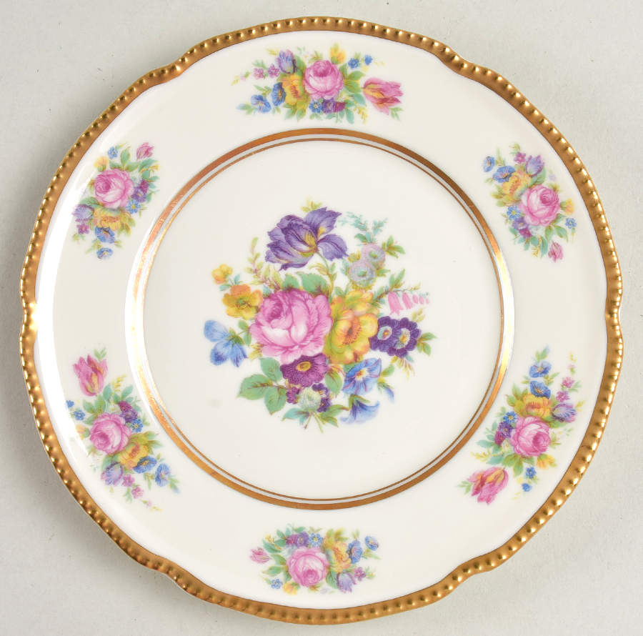 Castleton Rose Bread & Butter Plate by Shenango-1