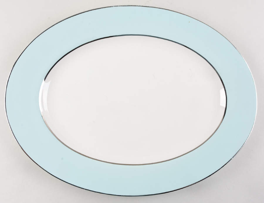 SHO422 15" Oval Serving Platter by Shenango-1