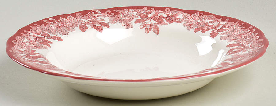 Winter's Scene Large Rim Soup Bowl by Spode-1