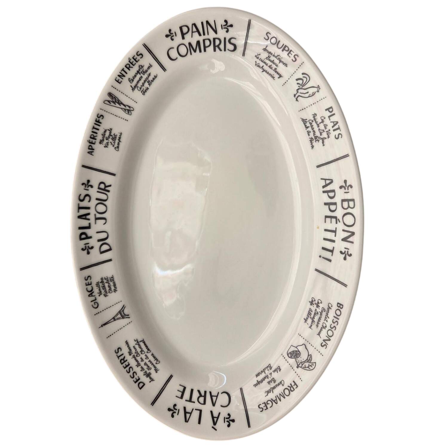 Plat du Jour 15" Oval Serving Platter by Sur La Table-1
