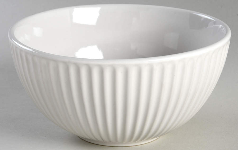 Whittle White Soup/Cereal Bowl by Sango-1
