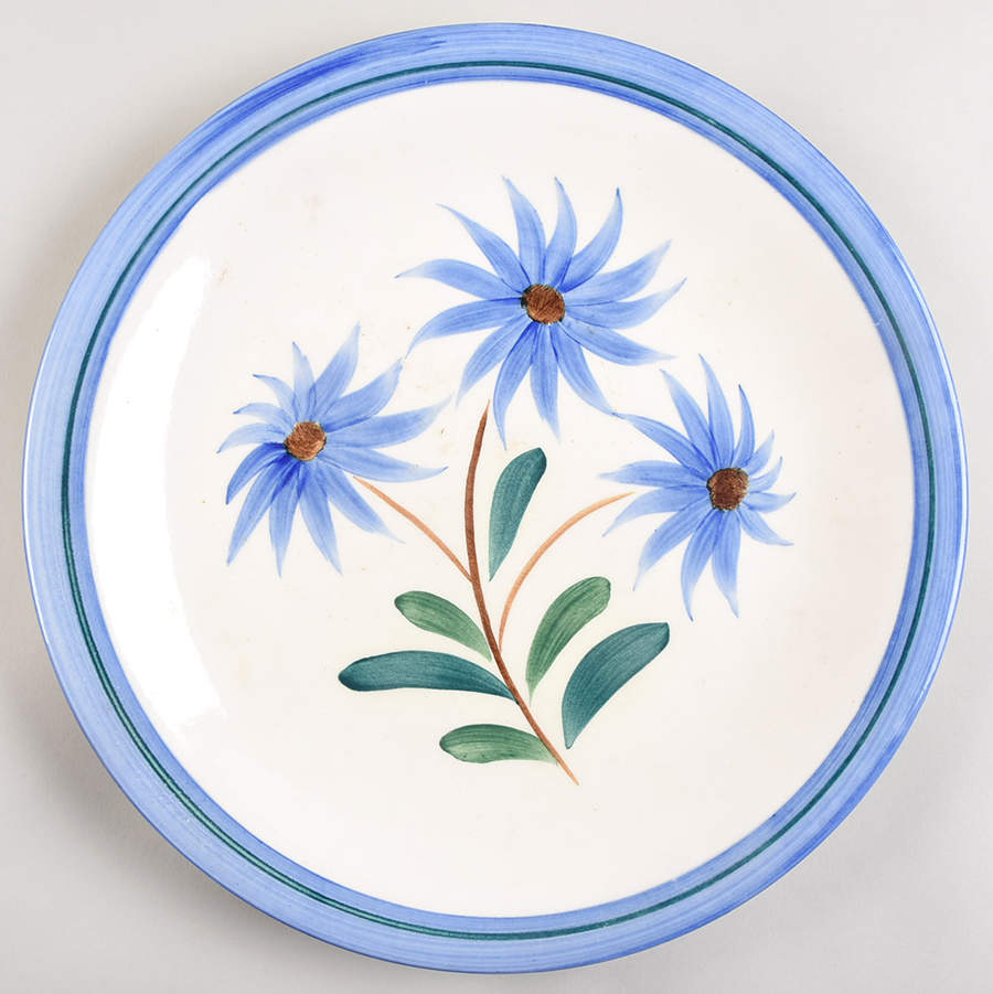 Blue Mountain Daisy 12" Chop Plate (Round Platter) by Stangl-1