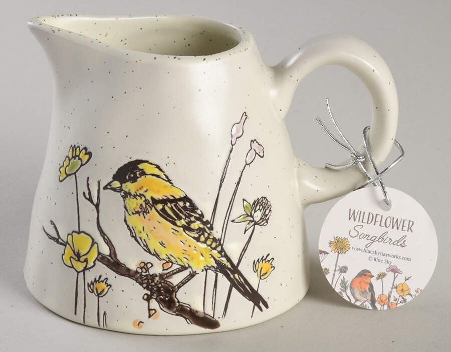 Wild Flower Bird Creamer by Spectrum-1