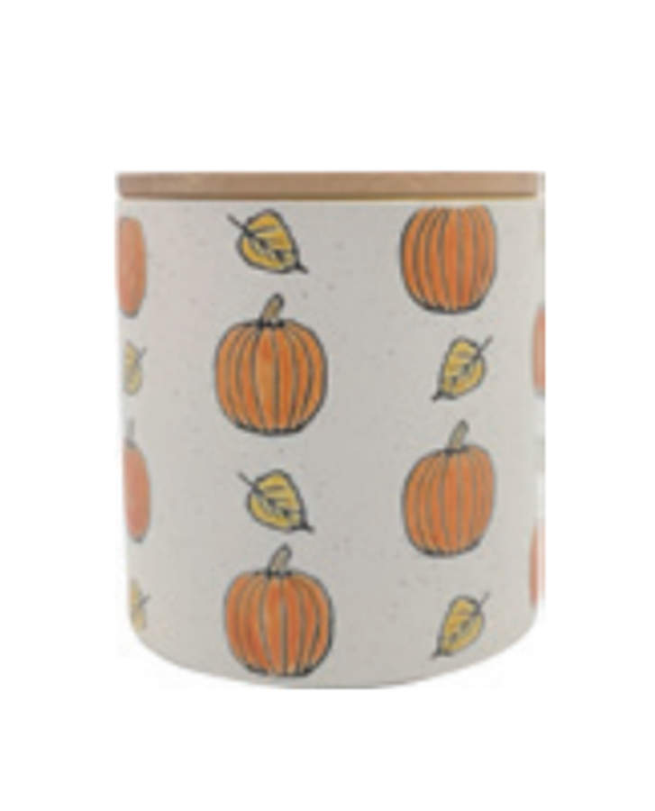 Jamie Repeat Pumpkin Medium Canister & Lid by Spectrum-1