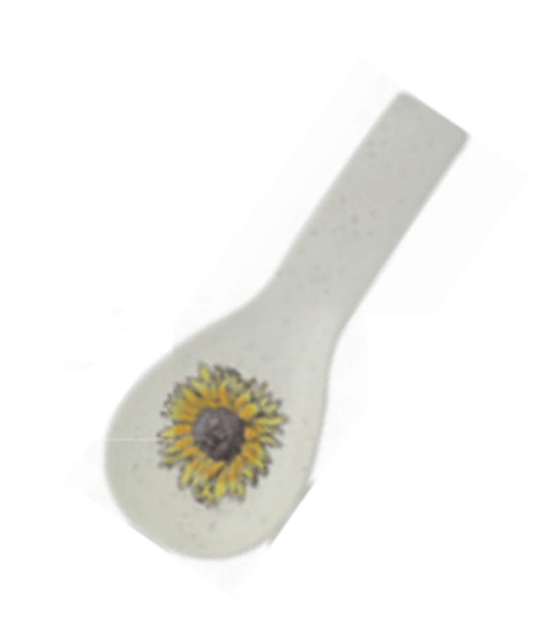 Sunflower Time Spoon Rest/Holder (Holds 1 Spoon) by Spectrum-1