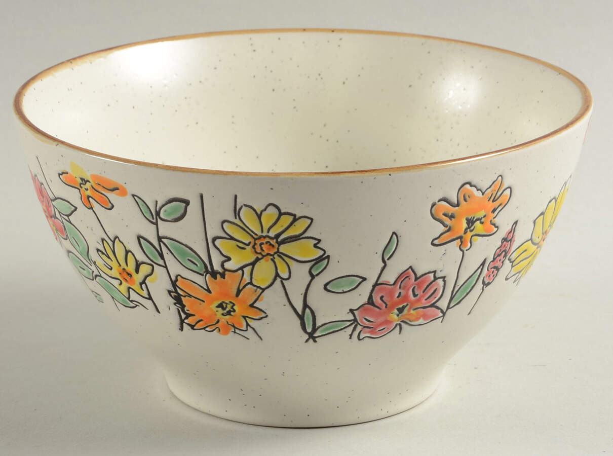 Flower Valley Soup/Cereal Bowl by Spectrum-1