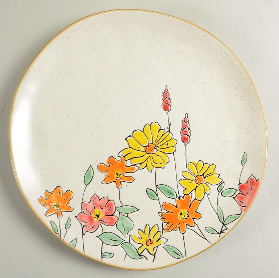 Flower Valley Dinner Plate by Spectrum-1
