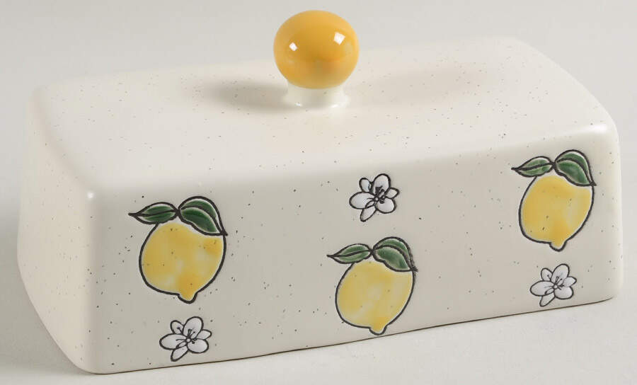 Lemon Bloom Lid for 1/4 Lb Butter by Spectrum-1