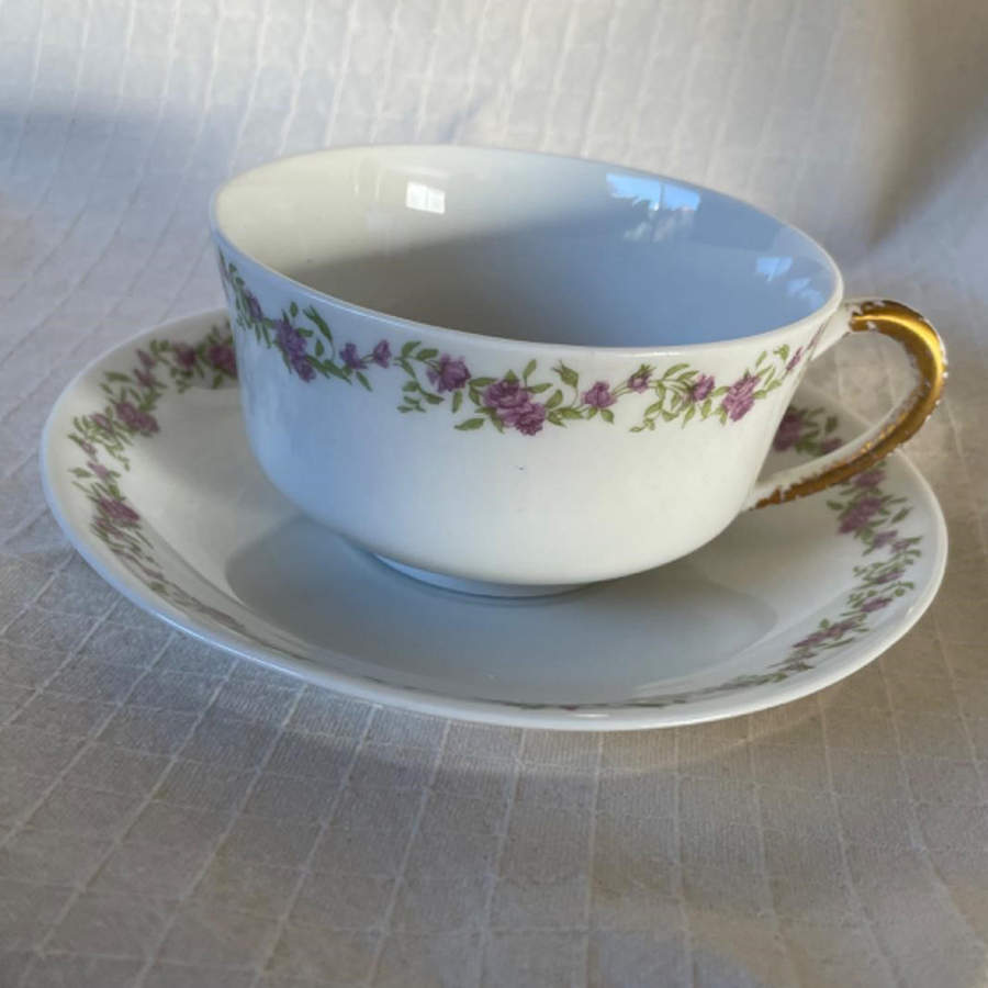 SY1263 Footed Cup & Saucer Set by Syracuse-1