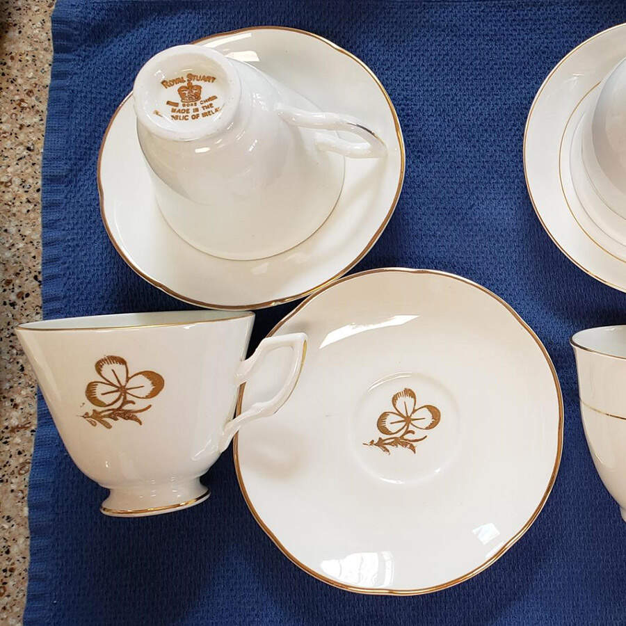 SPE37 Footed Cup & Saucer Set by Spencer Stevenson -1