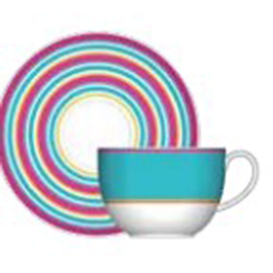 Calypso Breakfast Cup & Saucer Set by Spode-1