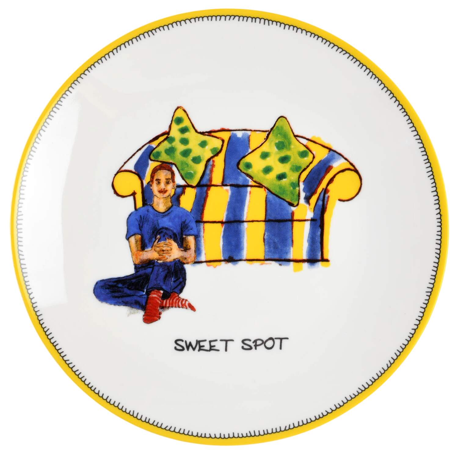 Doodles Tidbit Plate by Spode-1