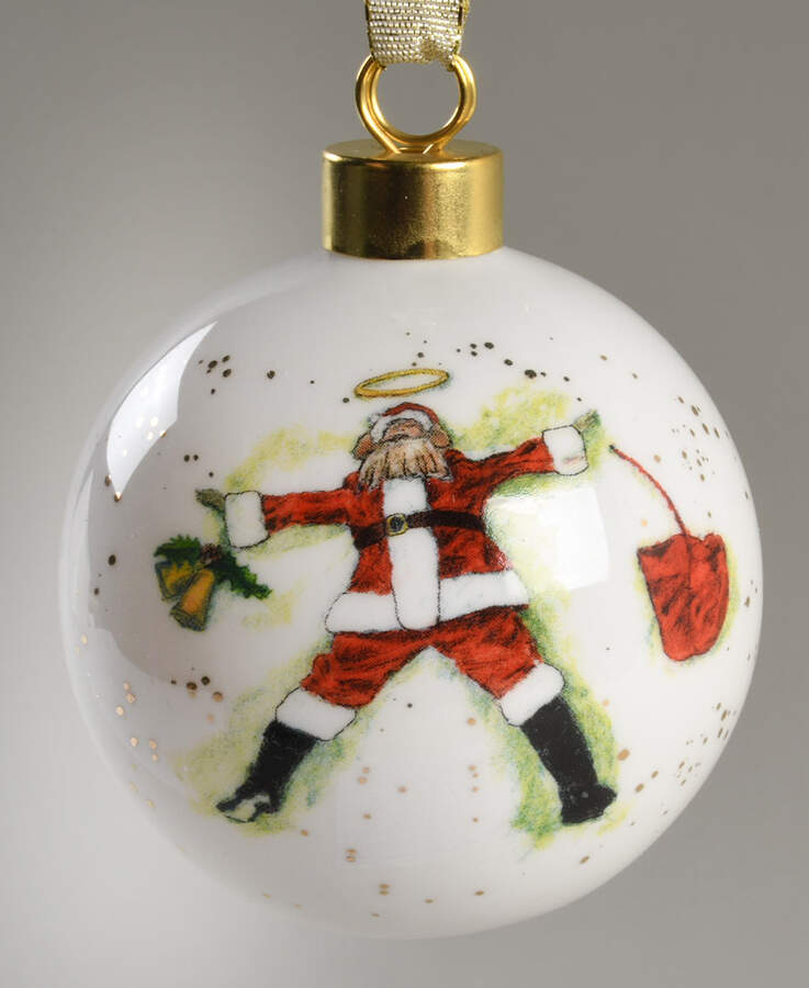 Christmas Doodles Ornament by Spode-1